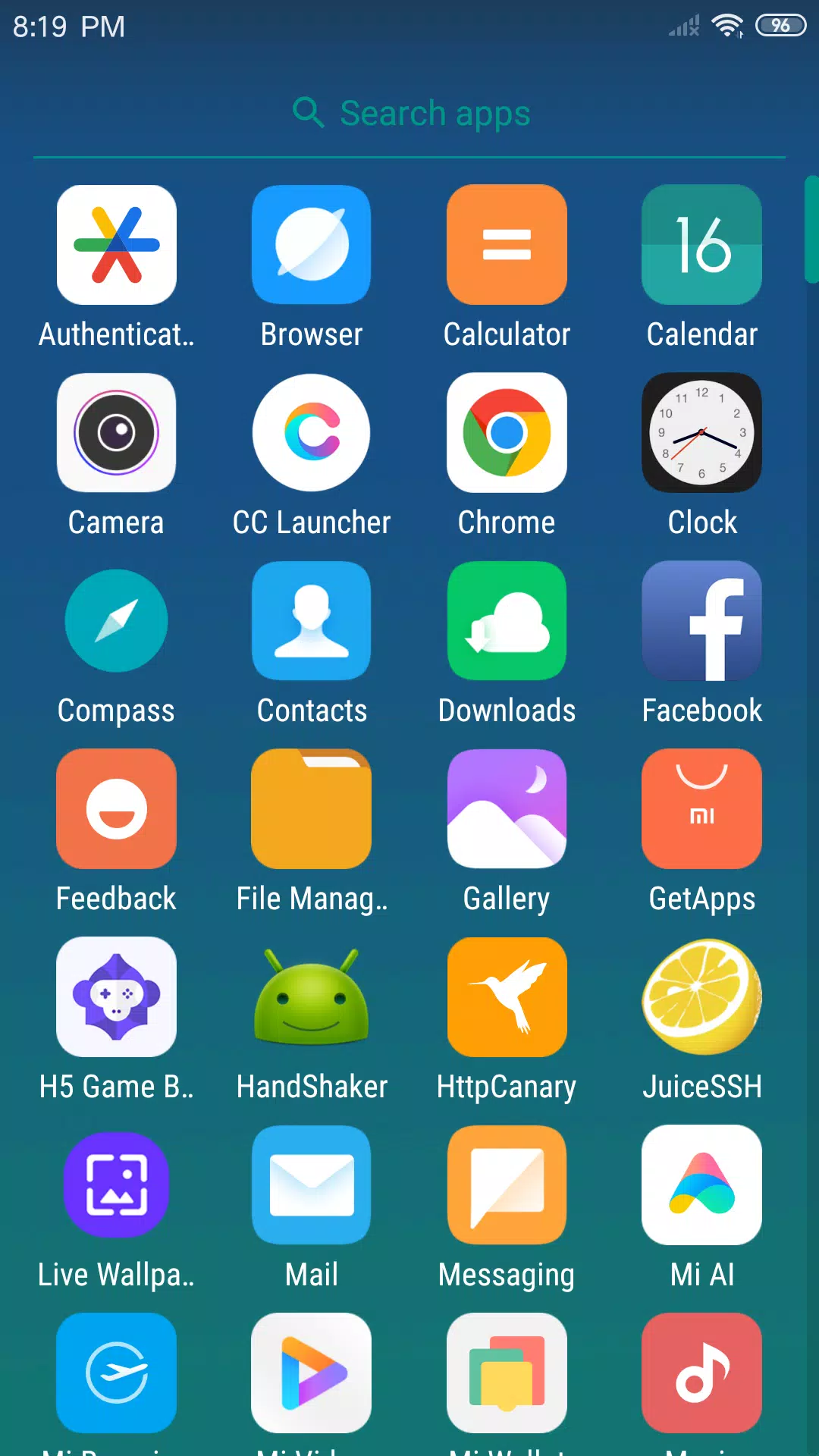 X Launcher 螢幕截圖 2