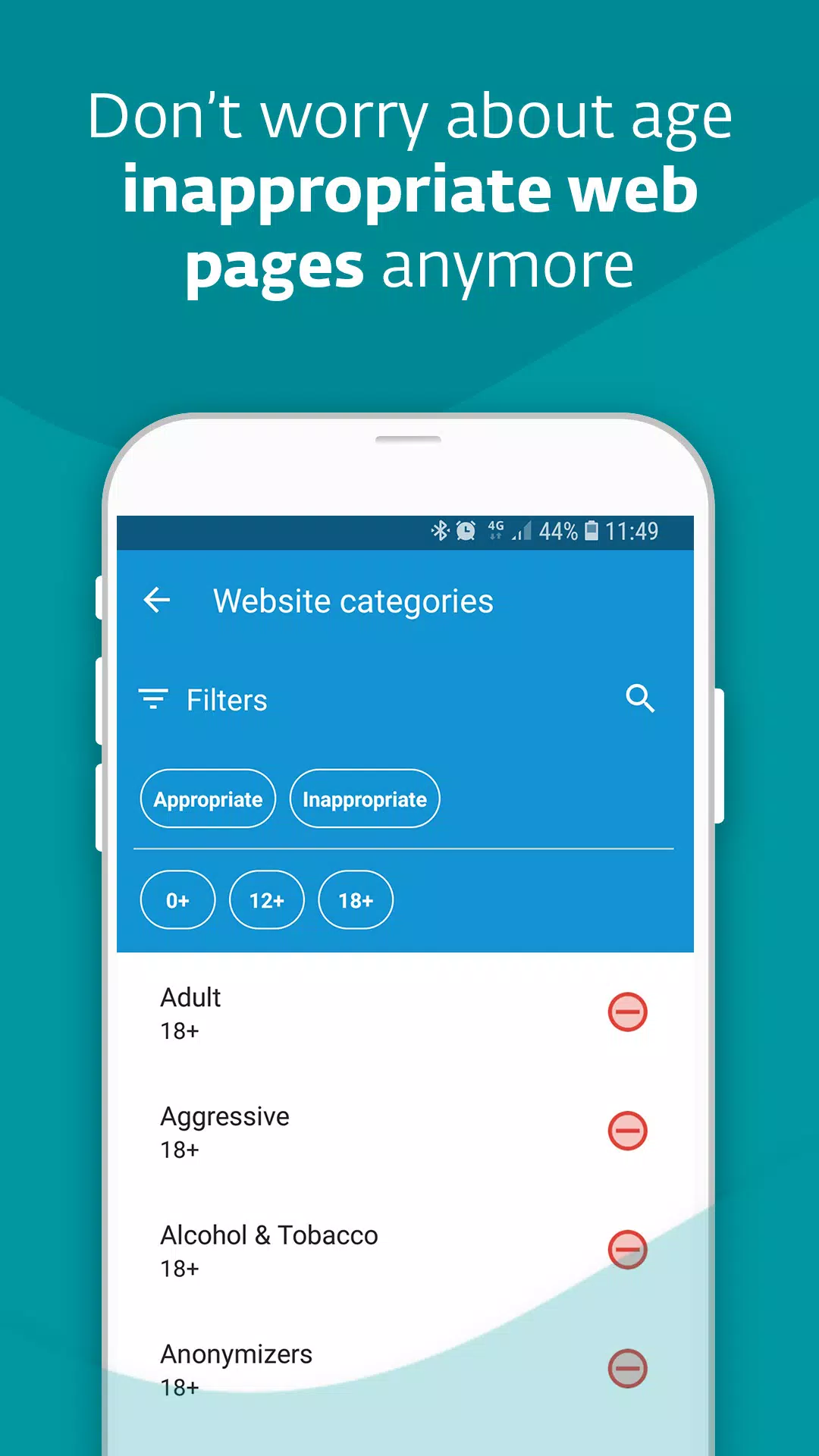 ESET Parental Control स्क्रीनशॉट 0