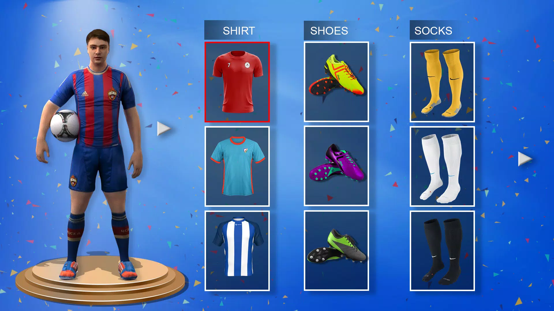 Soccer Football Game 2025 螢幕截圖 3