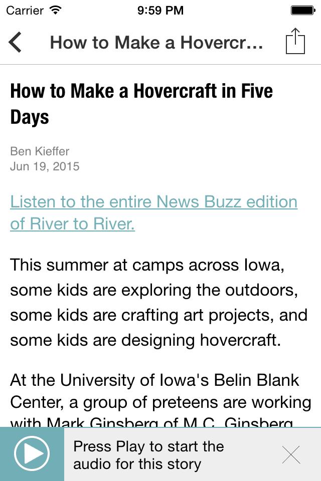 Iowa Public Radio App Screenshot 3