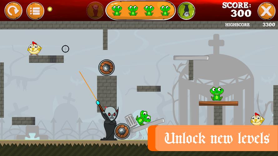 Mr Vampire - Physics Puzzle Capture d'écran 2