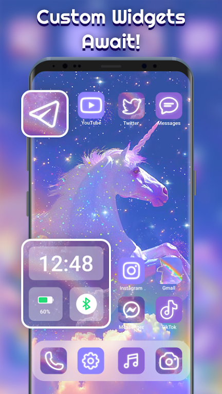 Themepack – App Icons, Widgets Mod Captura de pantalla 2