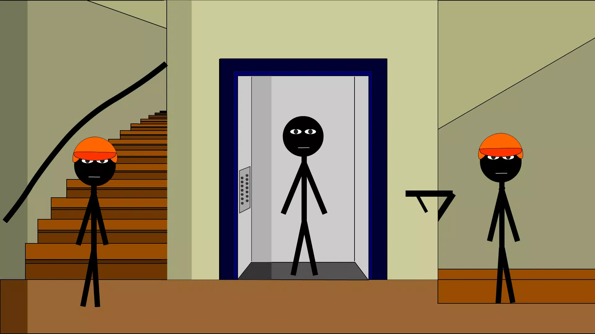 Stickman Escape Lift Tangkapan skrin 3