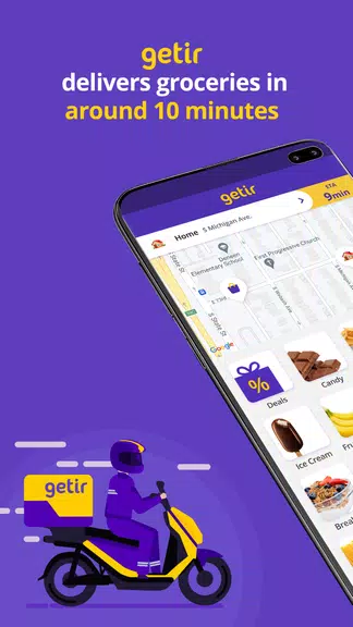 getir: groceries in minutes ภาพหน้าจอ 0