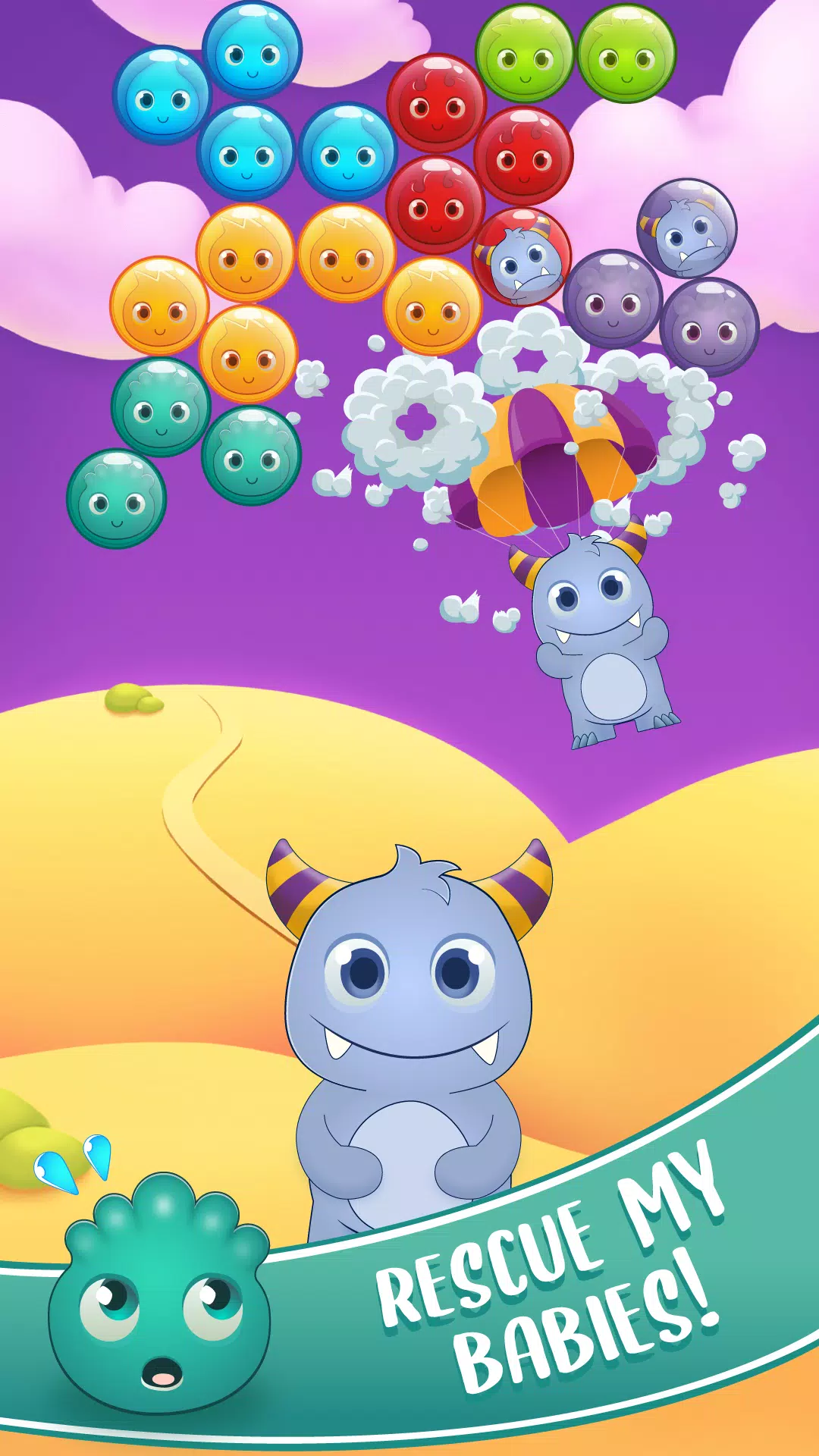 Bubble friends rescue Screenshot 2