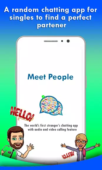 Meet People Pro - Random Chat ဖန်သားပြင်ဓာတ်ပုံ 2