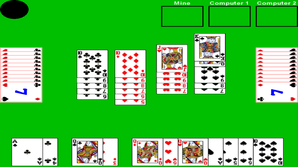 Seven Card Game - Simple and Fun Game Screenshot 2