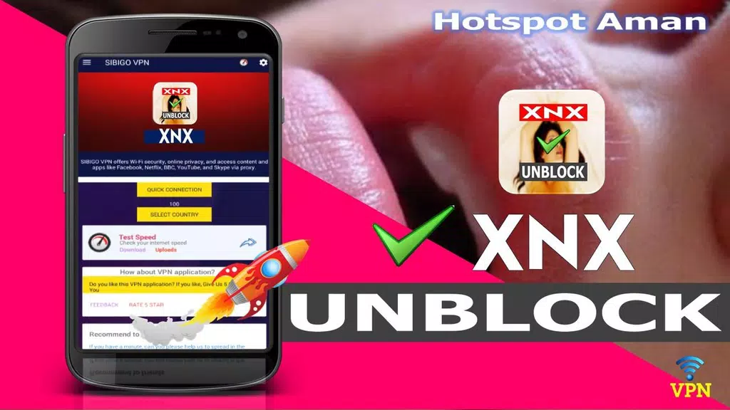 VPN Unblock XnX - Buka Situs X-Video & Sites Screenshot 1