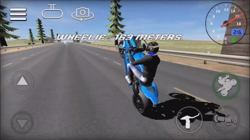 Wheelie Bike 3D game应用截图第0张