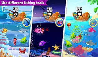 Fisher Panda - Fishing Games ภาพหน้าจอ 3