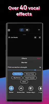 Voloco: Auto Vocal Tune Studio Captura de pantalla 3