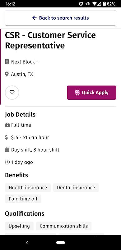 Job Search - Simply Hired ဖန်သားပြင်ဓာတ်ပုံ 1