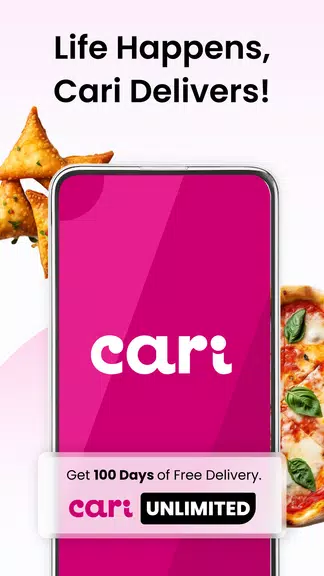 Cari: The best food delivered 螢幕截圖 0