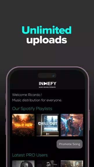 Indiefy - Music Distribution 螢幕截圖 2