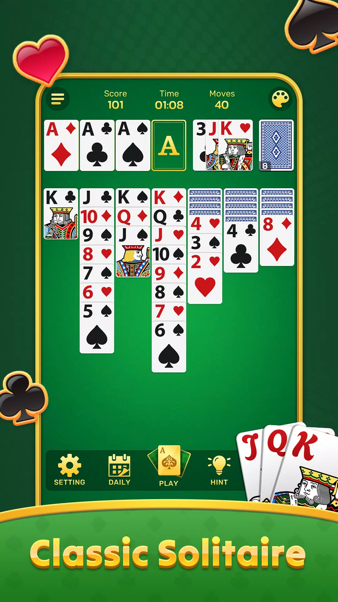 Classic Solitaire : Card Games Captura de tela 0