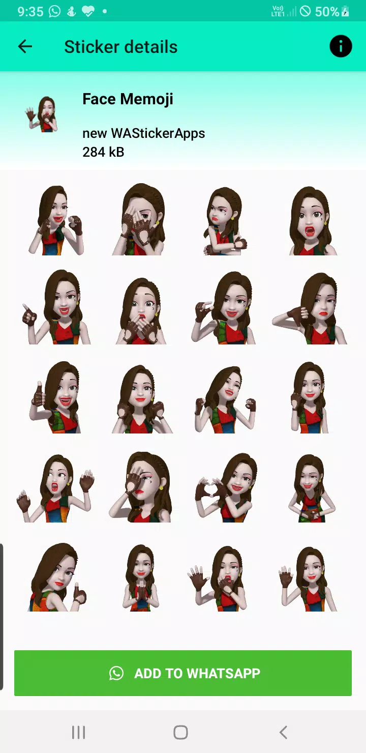 3d emoji stickers for whatsapp 스크린샷 3