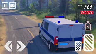 Offroad Police Van 2021 - Poli Скриншот 0