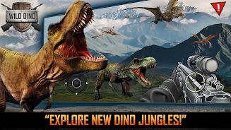 Wild Dino Hunting Jungle Games Screenshot 1