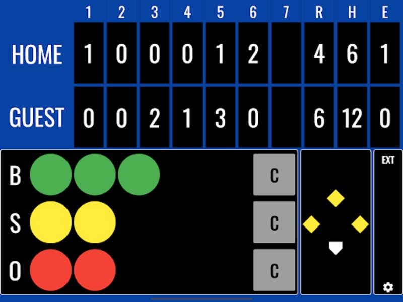 Softball Score 스크린샷 2