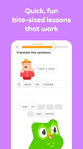 Duolingo: Language Lessons Mod Ảnh chụp màn hình 2