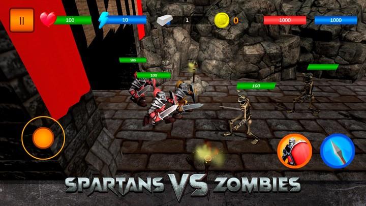 Spartans vs Zombies: Defense ဖန်သားပြင်ဓာတ်ပုံ 3