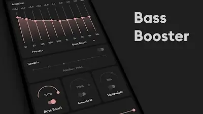 Flat Equalizer - Bass Booster 螢幕截圖 2