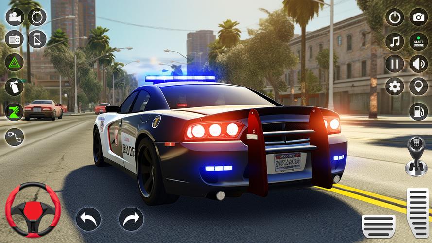 Cop Car Parking: Driving Games 螢幕截圖 0