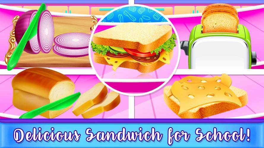 School Toddlers Breakfast Food Captura de tela 2