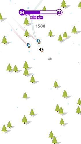 Ski Penguin - 겨울 편안한 펭귄 스포츠 게임 스크린샷 0