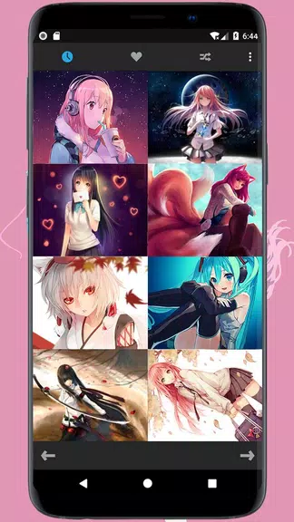 Beauty Anime Girls Wallpapers Schermafbeelding 0