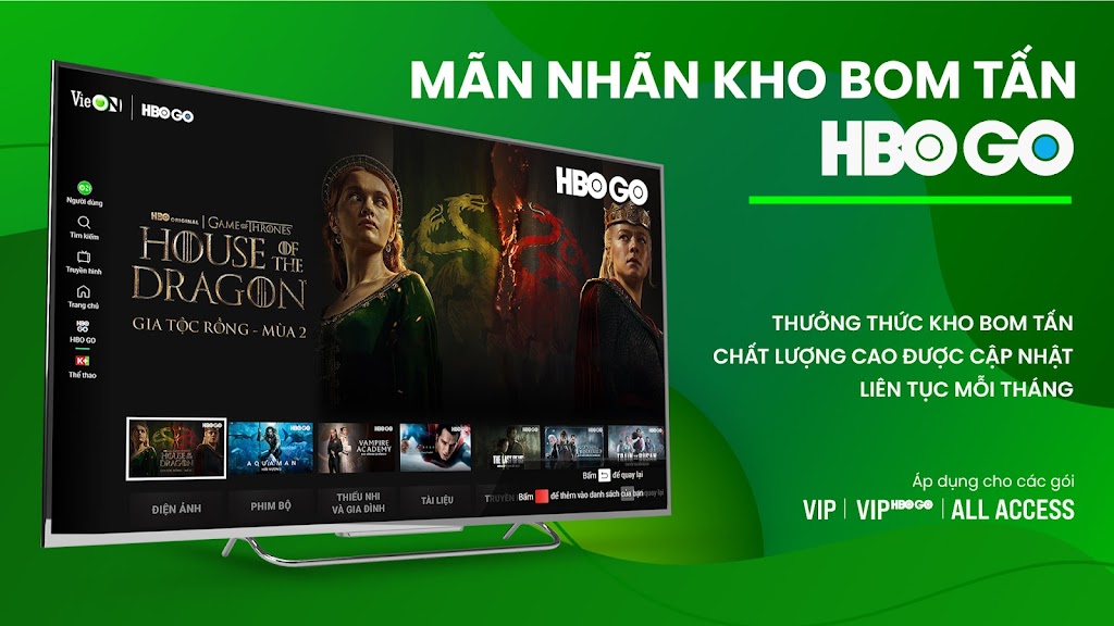 VieON for Android TV Ekran Görüntüsü 3