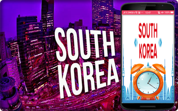 South Korea time 螢幕截圖 0