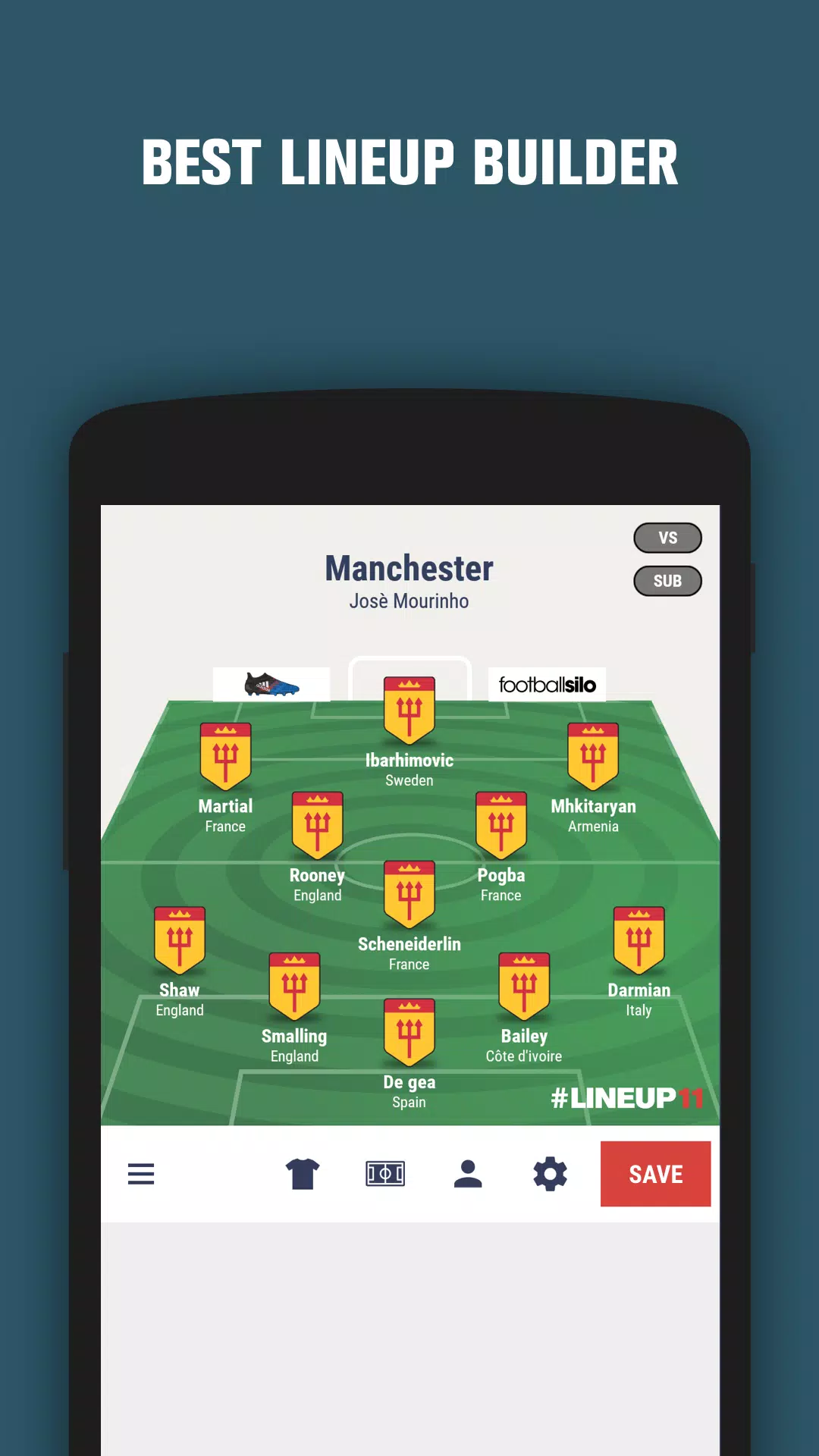 LINEUP11 Ảnh chụp màn hình 1