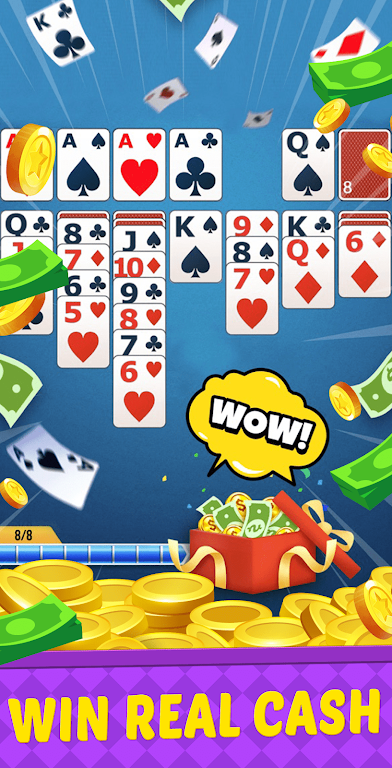 Big Run Solitaire - Win Cash 螢幕截圖 2
