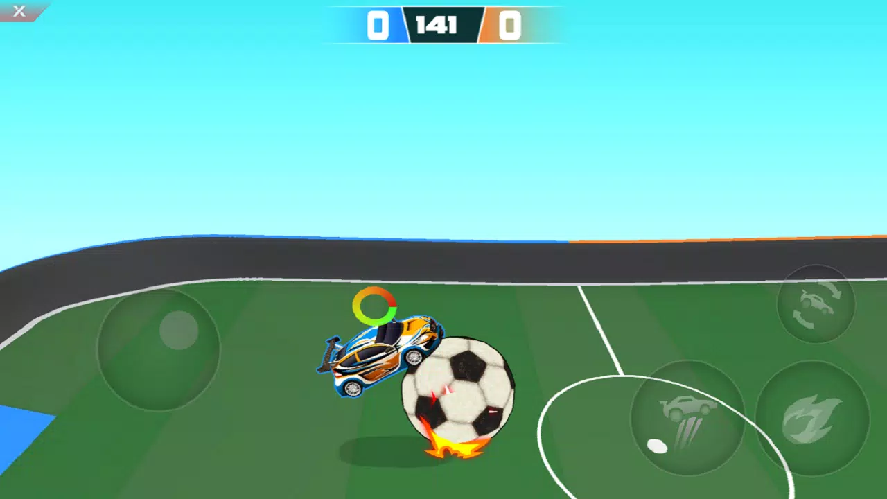 ROCKET CARS SOCCER Скриншот 2