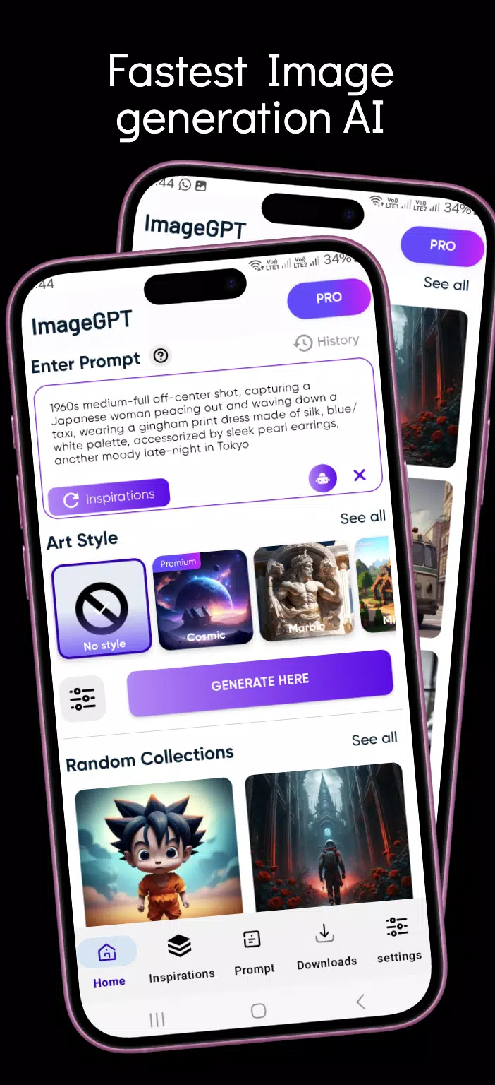 ImageGpt - AI Art Generator Zrzut ekranu 1