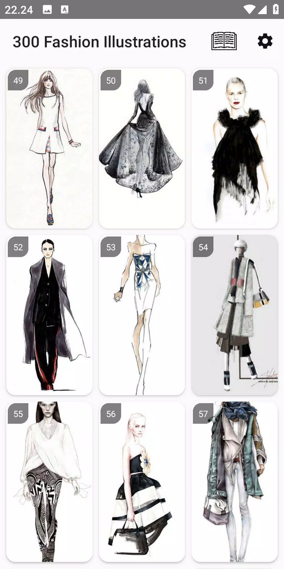 300 Fashion Illustrations应用截图第2张