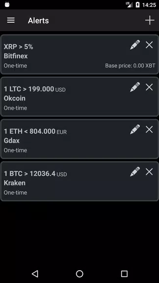 Bitcoin Ticker Widget স্ক্রিনশট 3