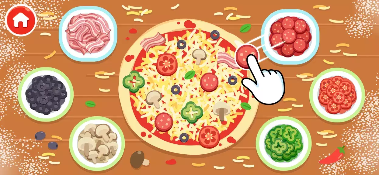 Pizza Cooking Games for Kids स्क्रीनशॉट 0