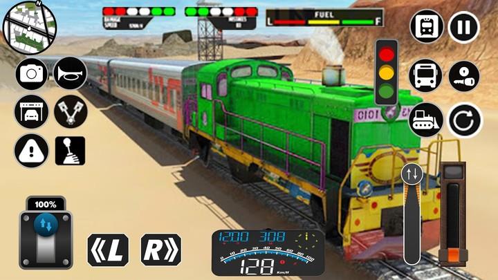 Indian Train Racing Games 스크린샷 3