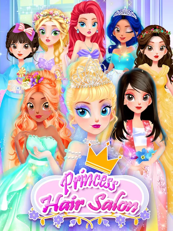 Princess Games: Makeup Games ဖန်သားပြင်ဓာတ်ပုံ 0