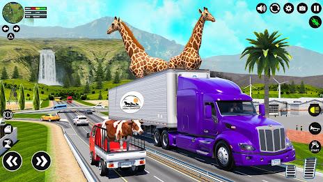 Animal Transport Truck Driving 스크린샷 2