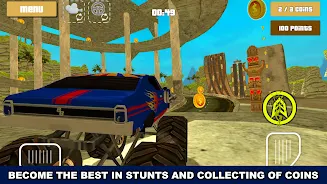 Monster Truck Racing Hero 3D ภาพหน้าจอ 0