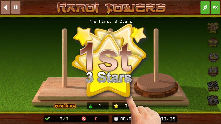 The Hanoi Towers Lite Schermafbeelding 1