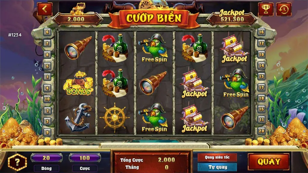Bắn Cá Rồng - Bắn Cá Slot Ekran Görüntüsü 1