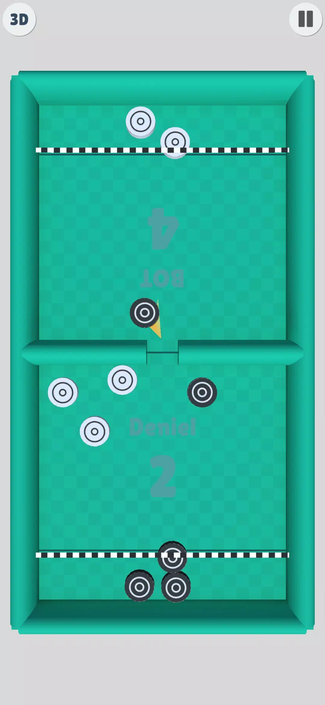 Puck Battle 2 Player Game स्क्रीनशॉट 1