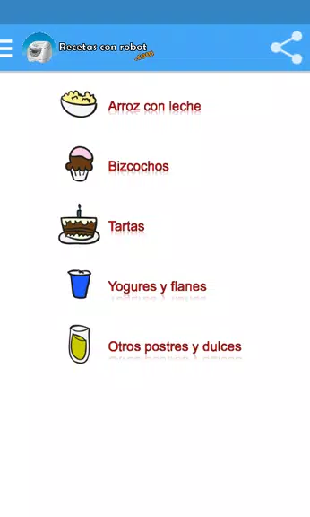 Recetas con robot Screenshot 2