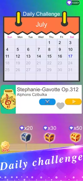 Rhythm Tiles 3:PvP Piano Games Schermafbeelding 3