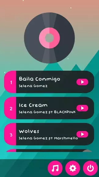 Selena Gomez Piano Tiles Game स्क्रीनशॉट 0