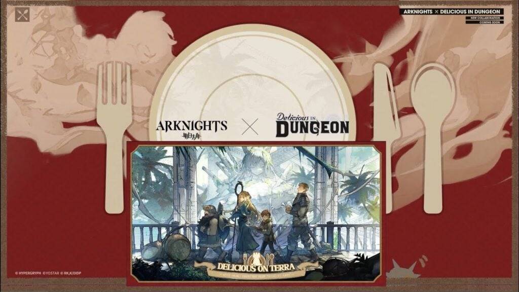 Arknights X Delicious in Dungeon Collab 'Delicious on Terra' agora está ao vivo